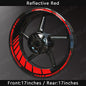 Reflecterende Motor Velgstickers - 17 Inch Velgtape voor Yamaha, Honda, Kawasaki, Suzuki, BMW, KTM