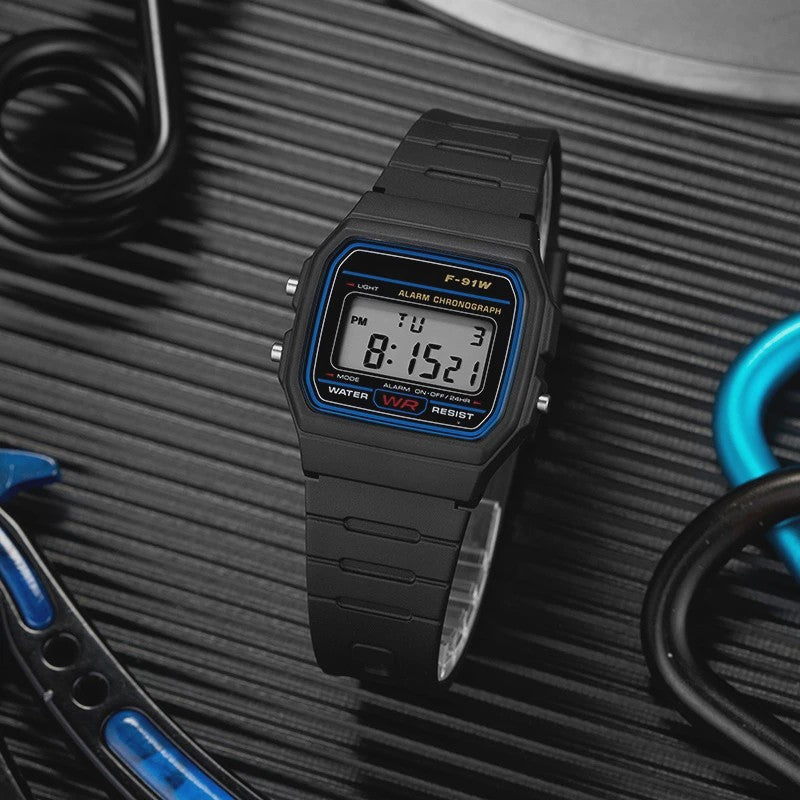 Luxe Digitale Heren & Kinder Horloge - Waterdicht, LED & Alarm