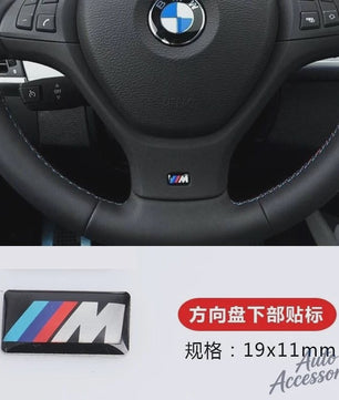 4x BMW M Performance Logo Embleem Stickers - Stuurwiel, Velgen & Interieur