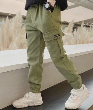 Stoere Cargo Broek voor Jongens (3-14 Jaar) - Slim Fit, Casual & Sportief