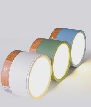 Nordic Hout LED Plafondspot - Dimbare Modern Design Verlichting