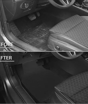 Universele Auto Vloermatten Set - Voor en Achter - Slijtvast & Vuilafstotend