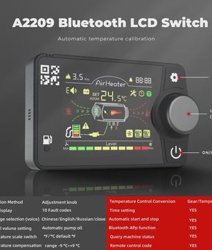 Sunster 8KW Diesel Luchtverwarmer met Bluetooth APP & Afstandsbediening - 12V/24V