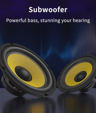 Universele Coaxiale Woofer Luidspreker (5-10 Inch) - Krachtige Bass & HiFi Geluid voor Auto en Huis