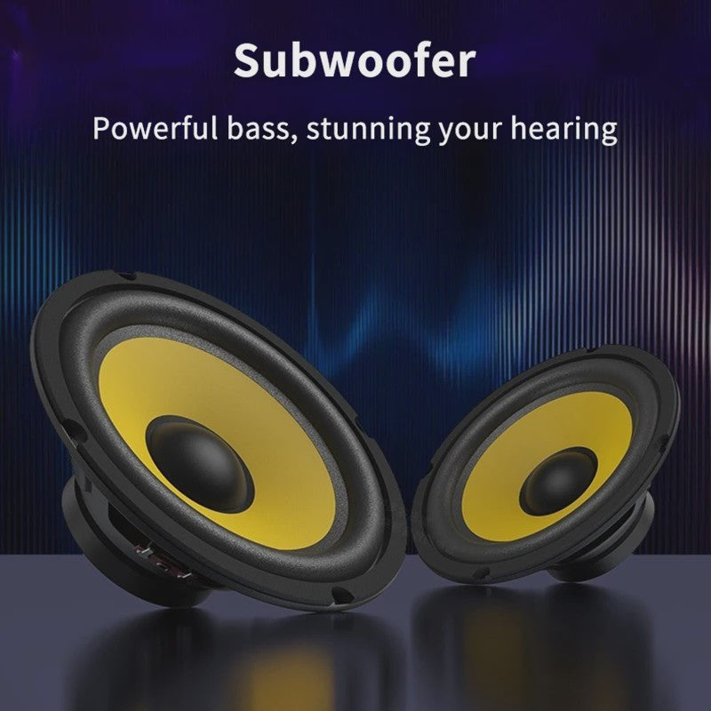 Universele Coaxiale Woofer Luidspreker (5-10 Inch) - Krachtige Bass & HiFi Geluid voor Auto en Huis