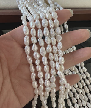 Natuurlijke Zoetwaterparels Barok – Onregelmatige Kralen voor Sieraden Maken (4.5-5.5mm)