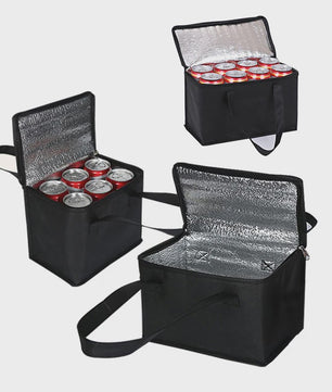 Draagbare Lunch Koeltas - Opvouwbare Isolatie Picknick Tas voor Eten & Drinken