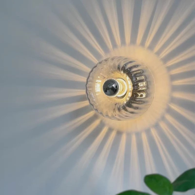 Moderne LED Plafondlamp Glas - Bauhaus Stijl, Retro Design voor Woonkamer, Hal & Corridor