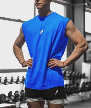 Heren Tanktop Zonder Mouwen - Sneldrogend & Ademend voor Fitness en Sport