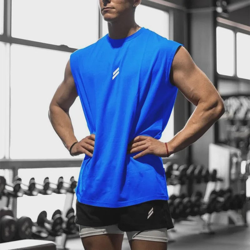 Heren Tanktop Zonder Mouwen - Sneldrogend & Ademend voor Fitness en Sport