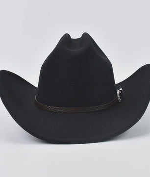 Uniseks Vintage Western Cowboyhoed met Leren Band - Stijlvolle Hoed voor Heren en Dames