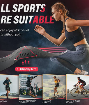 Orthopedische Sportzolen met PU Gel - Schokabsorptie & Boogondersteuning
