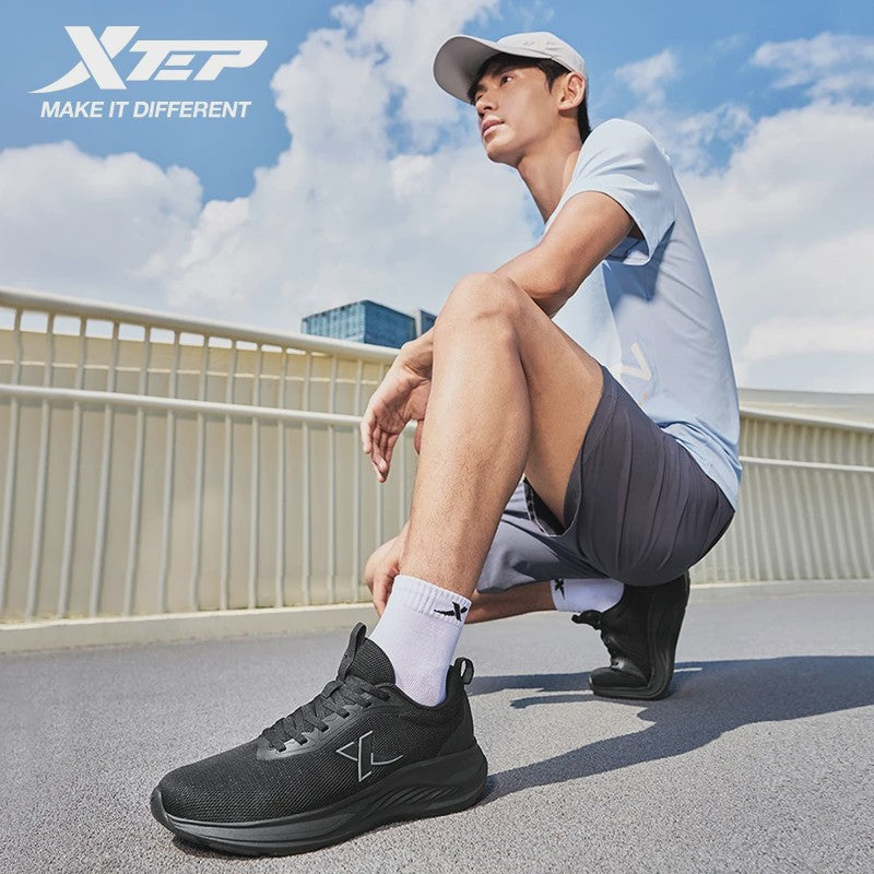 Xtep Heren Hardloopschoenen: Ademend Mesh, Schokabsorberend & Lichtgewicht