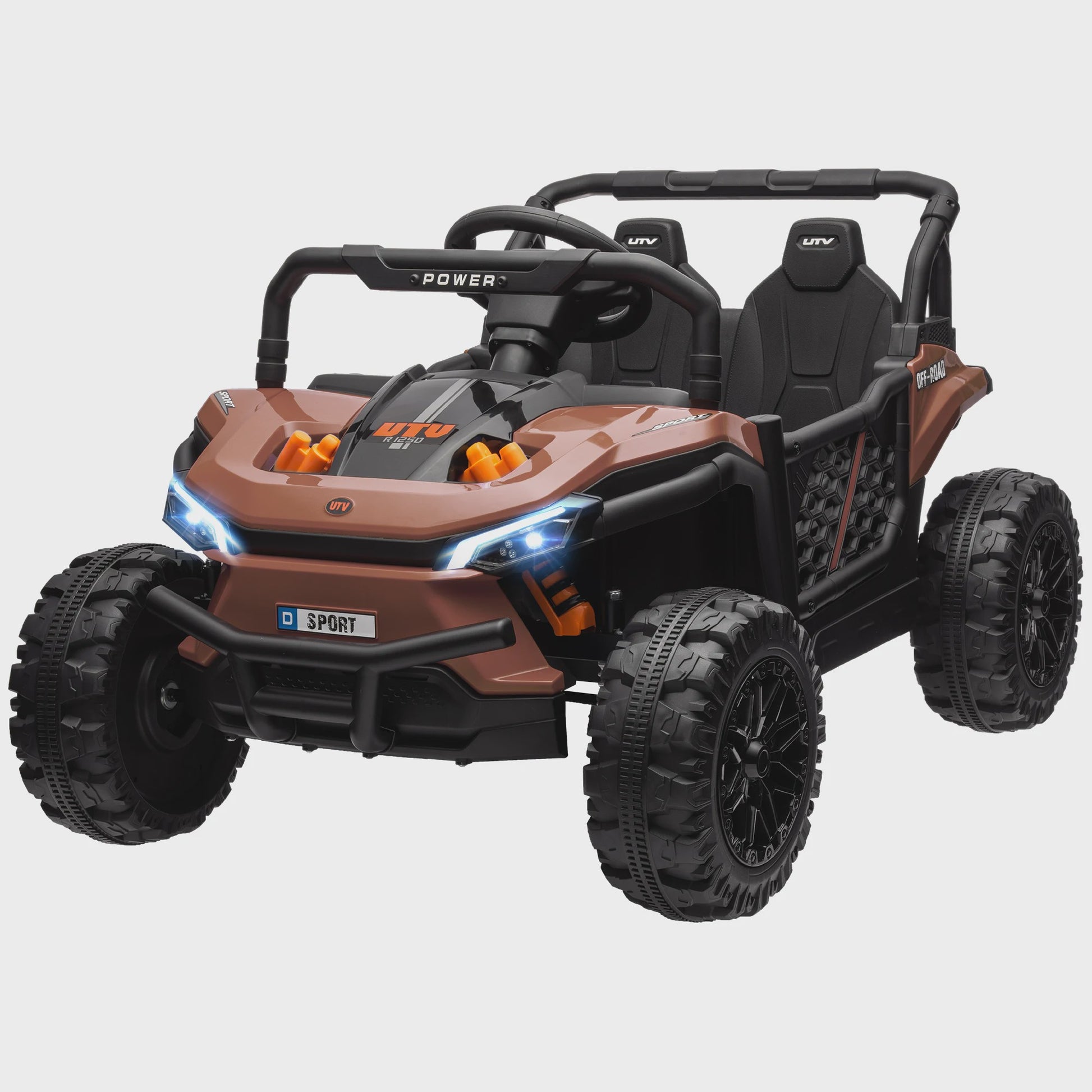 Elektrische Kinder Buggy Bruin met Afstandsbediening - 2 Motoren