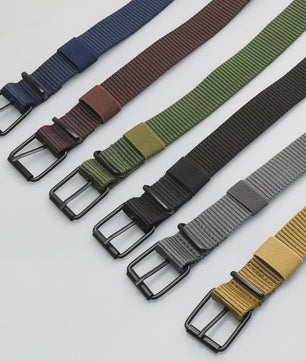 Canvas Riem Heren - Veelzijdige Pin Buckle Riem voor Studenten, Militaire Stijl & Denim