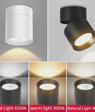 Opklapbare LED Downlight Spot - 7/10/15W - 3 Kleuren Licht - Plafondlamp