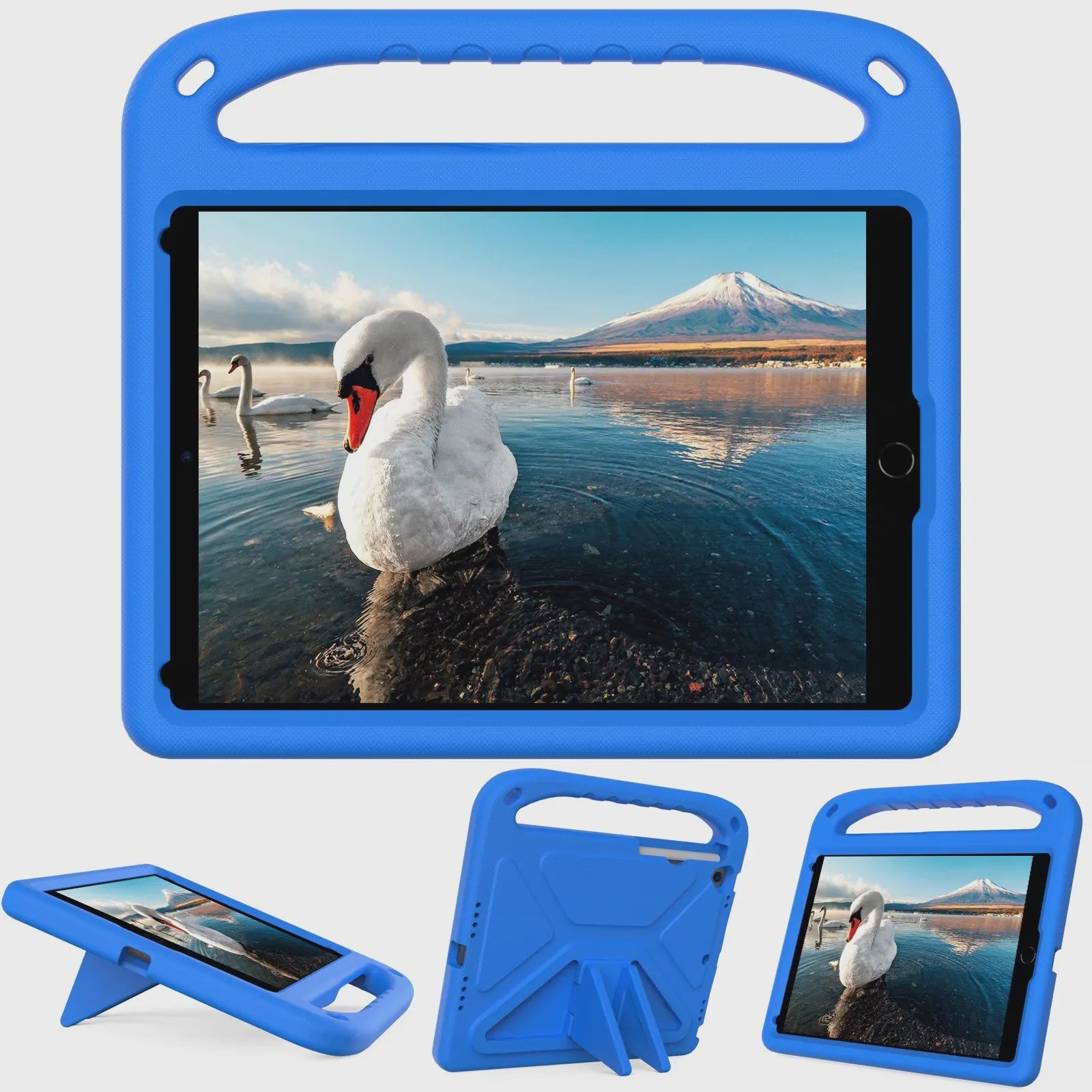 Schokbestendige EVA Kinderhoes met Handvat & Standaard voor iPad 10.2, 10.9, 11 inch