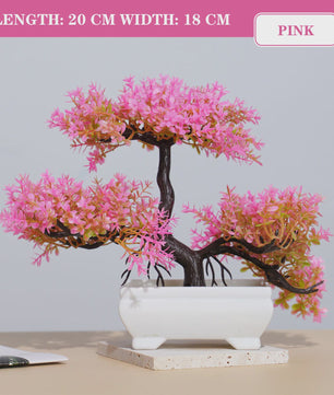 Kunst Bonsai Boom Potted Plant - Decoratieve Kunstplant voor Huis & Kantoor