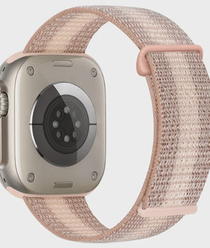 Nylon Sportband voor Apple Watch (38-49mm) - Ademend & Verstelbaar met Klittenband