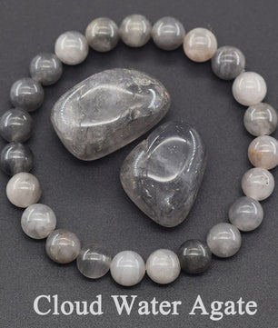 Natuurlijke Edelsteen Armband - Reiki, Blauwe Apatite, Lapis Lazuli, Amethist & Tijgeroog
