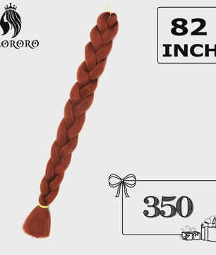 Alororo Jumbo Braids Haarverlenging - 82 Inch Synthetisch Hittebestendig Vlecht Haar