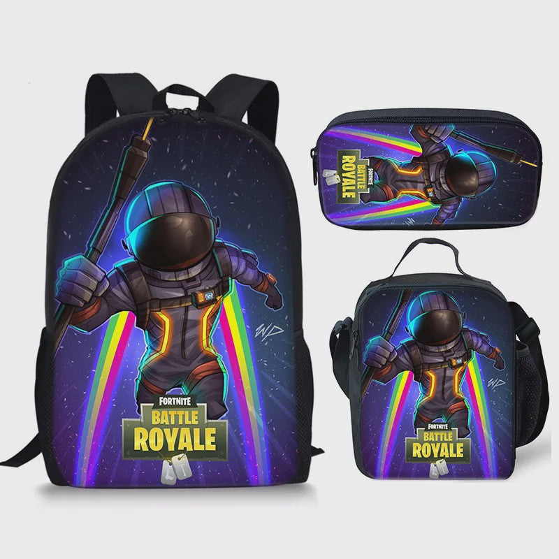 Fortnite Schooltas Set: Rugzak, Pennenhouder & Lunchtas voor Kinderen