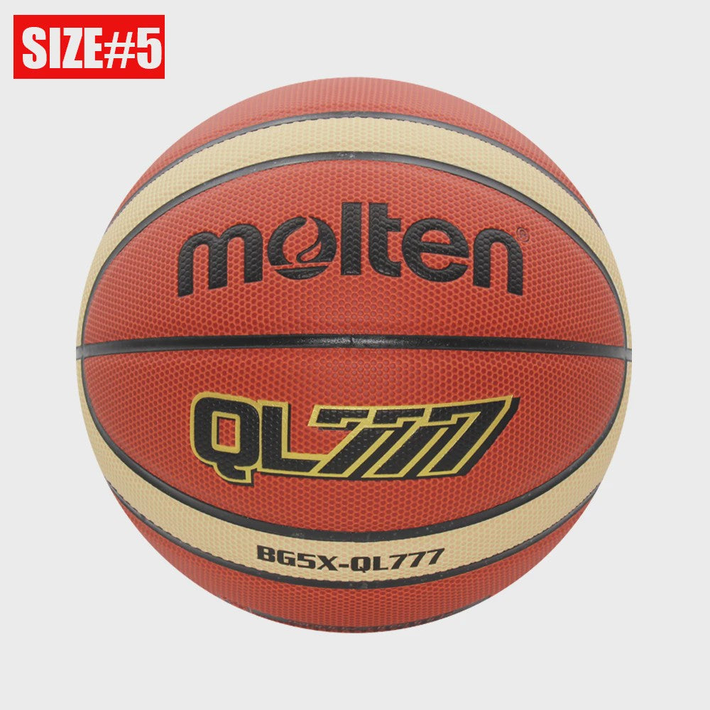 Molten BG3100 Basketbal: Officiële Maat 7, 6, 5 | PU Leer | Indoor & Outdoor Gebruik