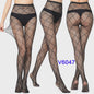 Dames Visnet Panty's met Jacquard Weefsel - Gothic Kant & Spider Net Stijl