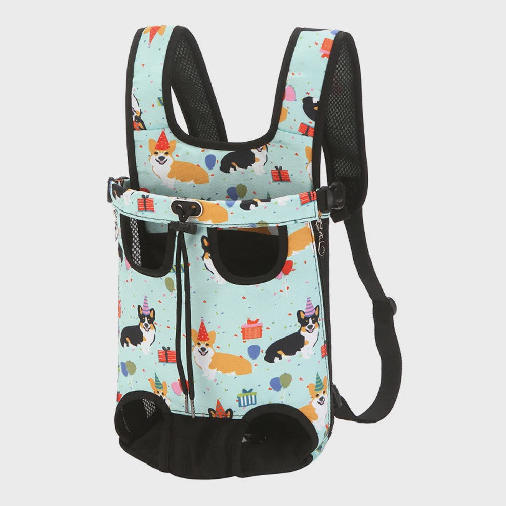 Ademende Outdoor Hondenrugzak - Draagbare Reisrugzak voor Puppy's en Kleine Honden