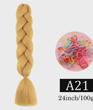 24 Inch Jumbo Braids Haarverlenging - Synthetisch Vlechtkapsel met Ombre Kleuren