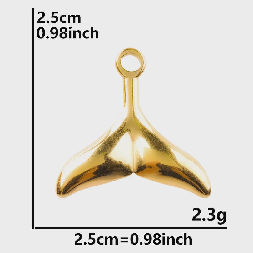 6x Goudkleurige Zee Dieren Bedeltjes Set - Schildpad, Schelp, Zeester - DIY Sieraden Maken