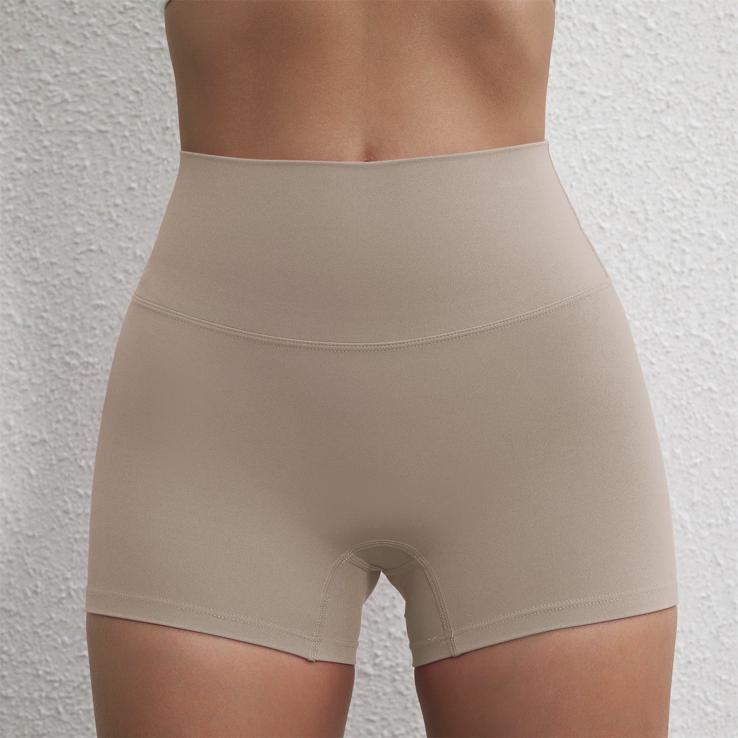 Hoge Taille Compressie Sportshorts voor Dames - Squat Proof & Zacht
