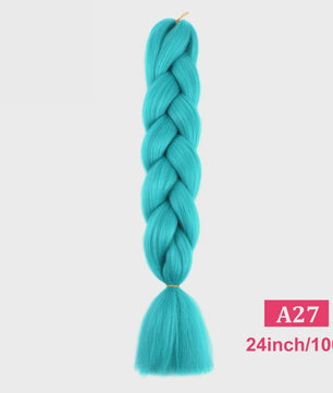 24 Inch Jumbo Braids Haarverlenging - Synthetisch Vlecht Haar in Kleurrijke Tinten