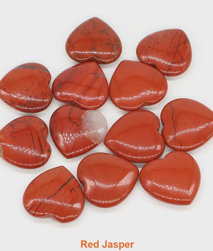 Natuurlijke Hartvormige Kristalstenen (20mm) - Amethist, Edelsteen voor DIY & Decoratie