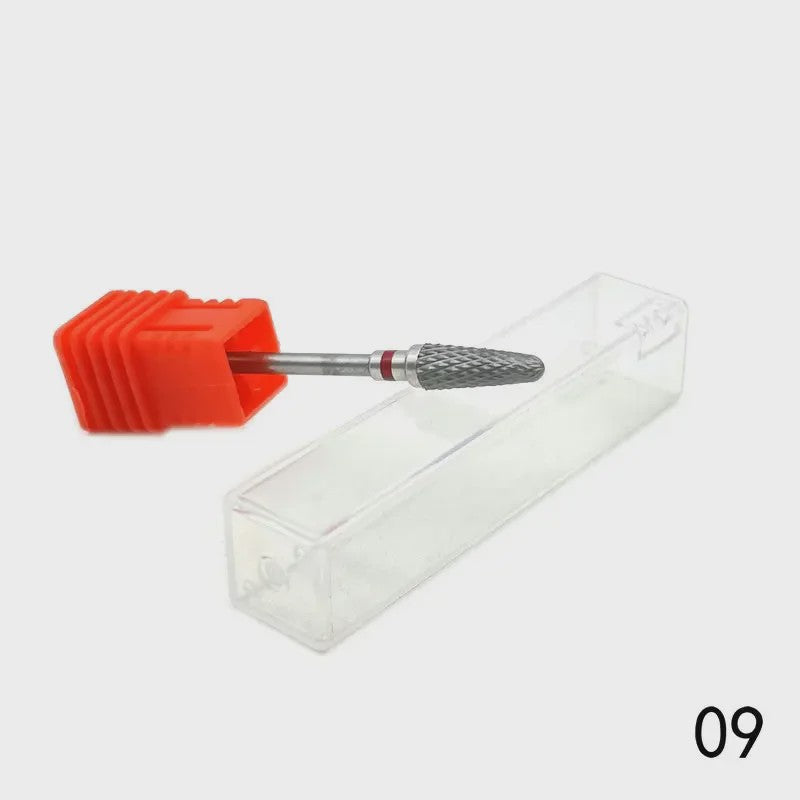 Professionele Tungsten Carbide Nagelboor Bits Set - 33 Stijlen voor Manicure & Pedicure