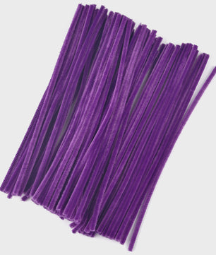 100 Stuks Chenille Stelen - Flexibele Knutseldraad voor Creatieve DIY Projecten