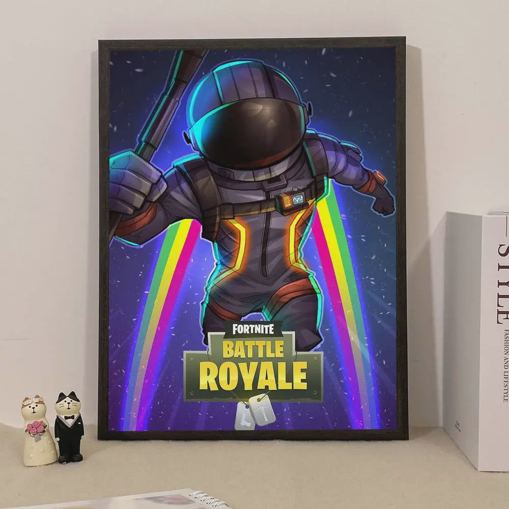 Fortnite Game Poster - Decoratieve Muurkunst voor Fans