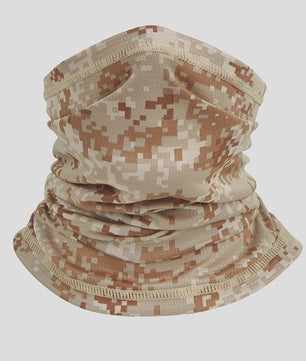 Veelzijdige Camouflage Nekwarmer & Buff - Ademend & UV Beschermend voor Outdoor Sport