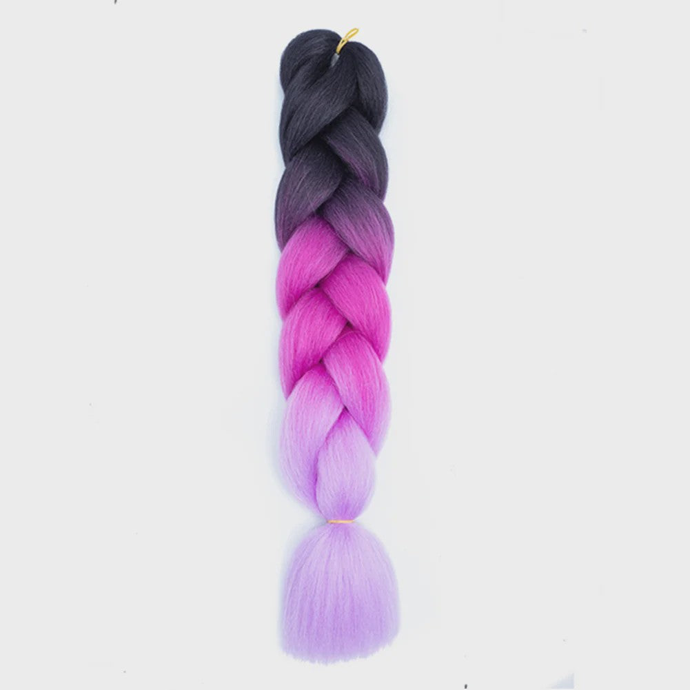 24 Inch Jumbo Braiding Hair Synthetisch Haar Ombre Crochet Braid Extensions voor Dames