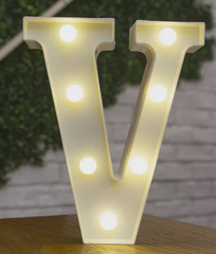 Decoratieve LED Letter & Cijfer Lampen - Creëer Sfeer met Warm Licht