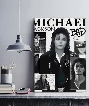 Iconische Michael Jackson Poster - Retro Muziek Kunst Decoratie