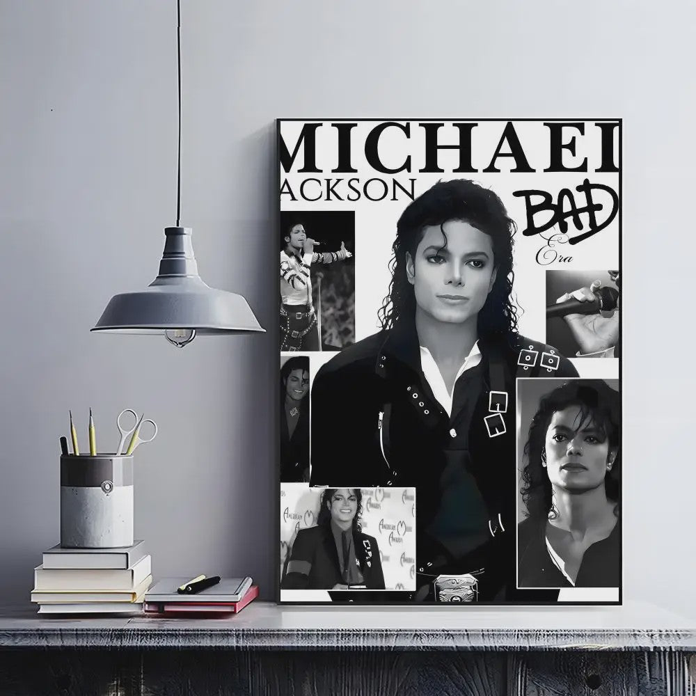 Iconische Michael Jackson Poster - Retro Muziek Kunst Decoratie