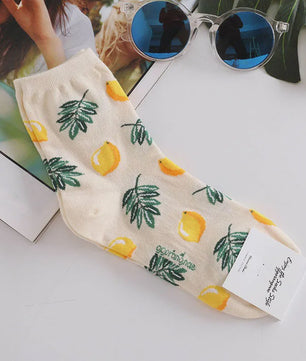 Grappige Heren Sokken met Food Prints: Avocado, Friet, Burger, Bier & Meer | Harajuku Stijl