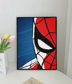 Frameloze Spiderman Poster - Marvel Kunst Print voor Woonkamer, Slaapkamer, Bar