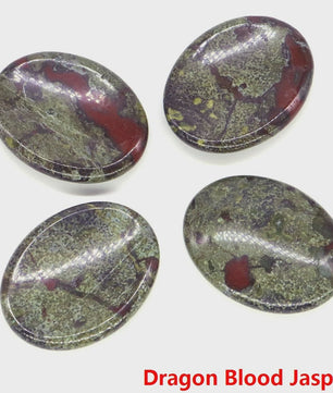 7 Chakra Kristallen Worry Stones - Ovalen Massage & Meditatie Edelstenen (35x45mm)