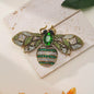 Luxe Bijen Broche met Kristallen - Vintage Baroque Stijl