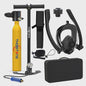 Draagbare Mini Duiktank met Full Face Snorkelmasker - 0.5L