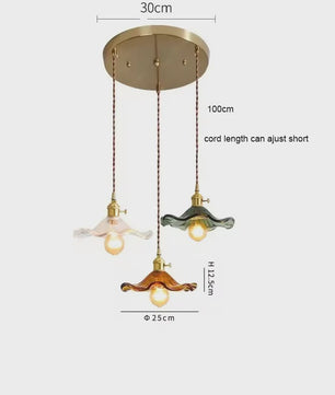 Moderne Glazen Hanglamp - Sfeervolle Verlichting voor Keuken, Eetkamer & Slaapkamer