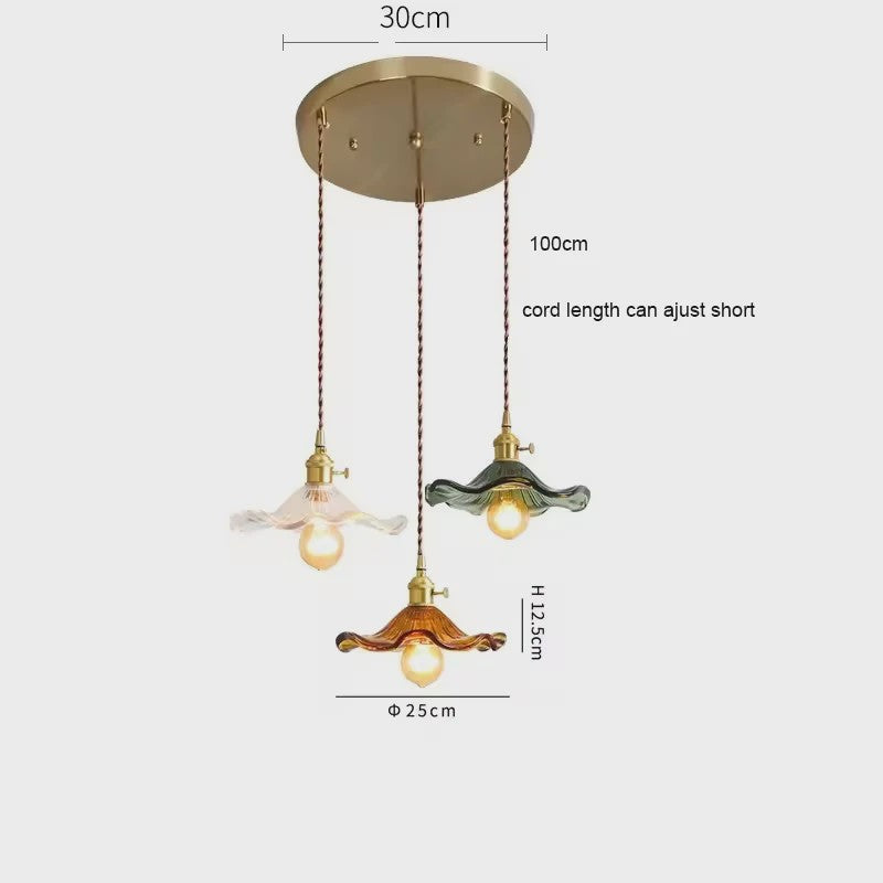 Moderne Glazen Hanglamp - Sfeervolle Verlichting voor Keuken, Eetkamer & Slaapkamer