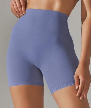 Dames Sportshorts Hoge Taille Squat Proof - Sneldrogend voor Yoga, Fitness & Fietsen